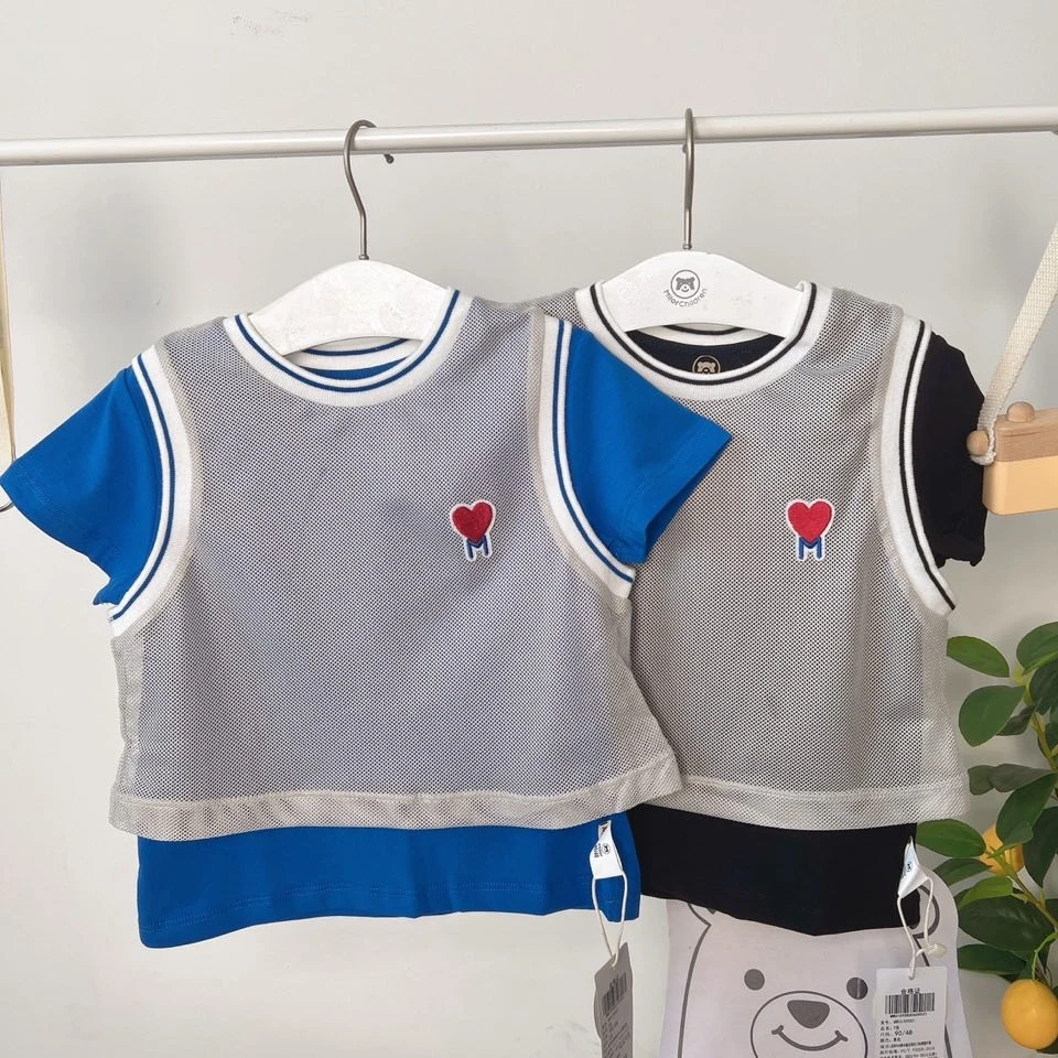 1593米乐熊 男童T恤短袖夏季童装薄款儿童