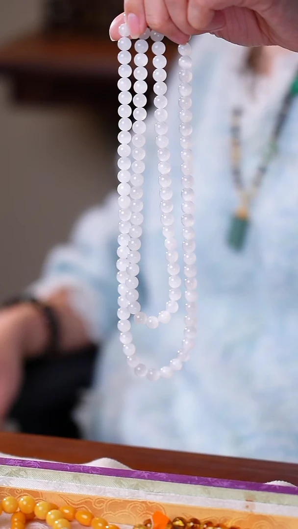 项链未镶嵌和田玉（白玉）猫眼【小涵专属】