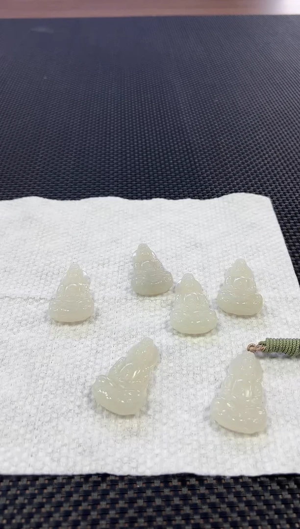 【闪购商品】和田玉挂件未镶嵌白玉观音挂件（多样性发一件）