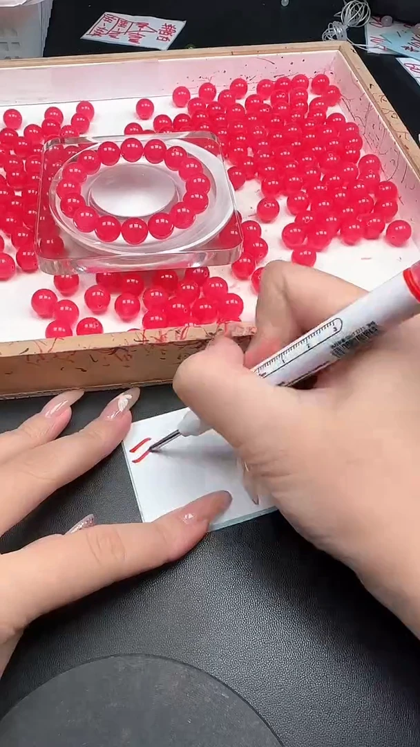 未镶嵌散珠南红玛瑙玫瑰红N10卡12MM10颗