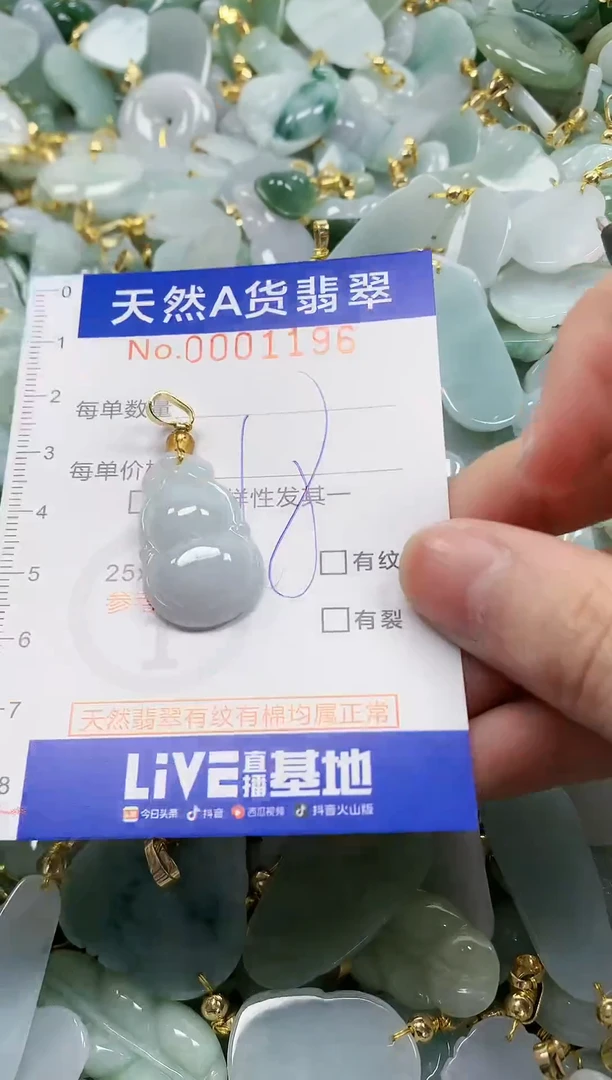 颈饰未镶嵌翡翠纯天然a货翡翠