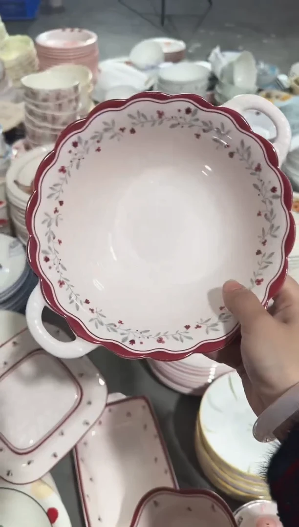 【9.5寸★1个】黑点针眼属正常陶瓷都有介意慎拍微瑕破损包赔