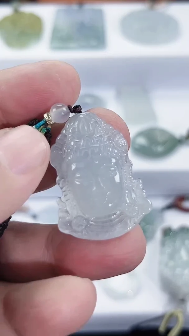 颈饰未镶嵌翡翠天然缅甸A货翡翠