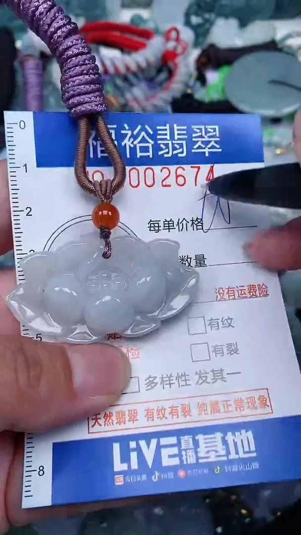 翡翠未镶嵌颈饰...0002674