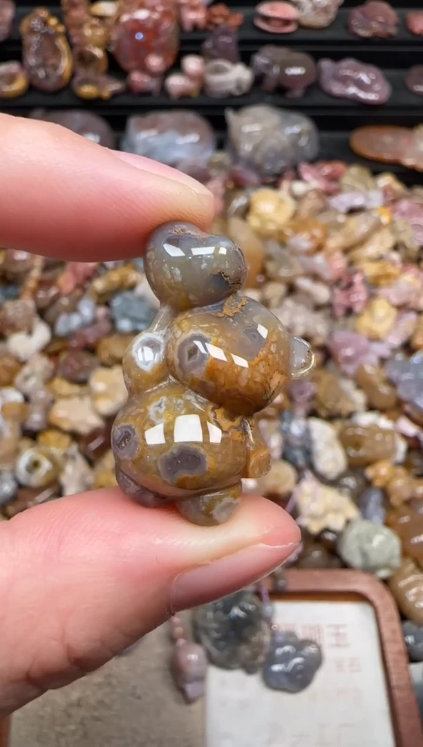 颈饰未镶嵌硅化珊瑚（珊瑚玉）184