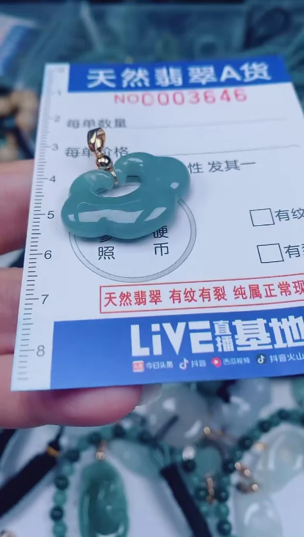 颈饰未镶嵌翡翠00003646