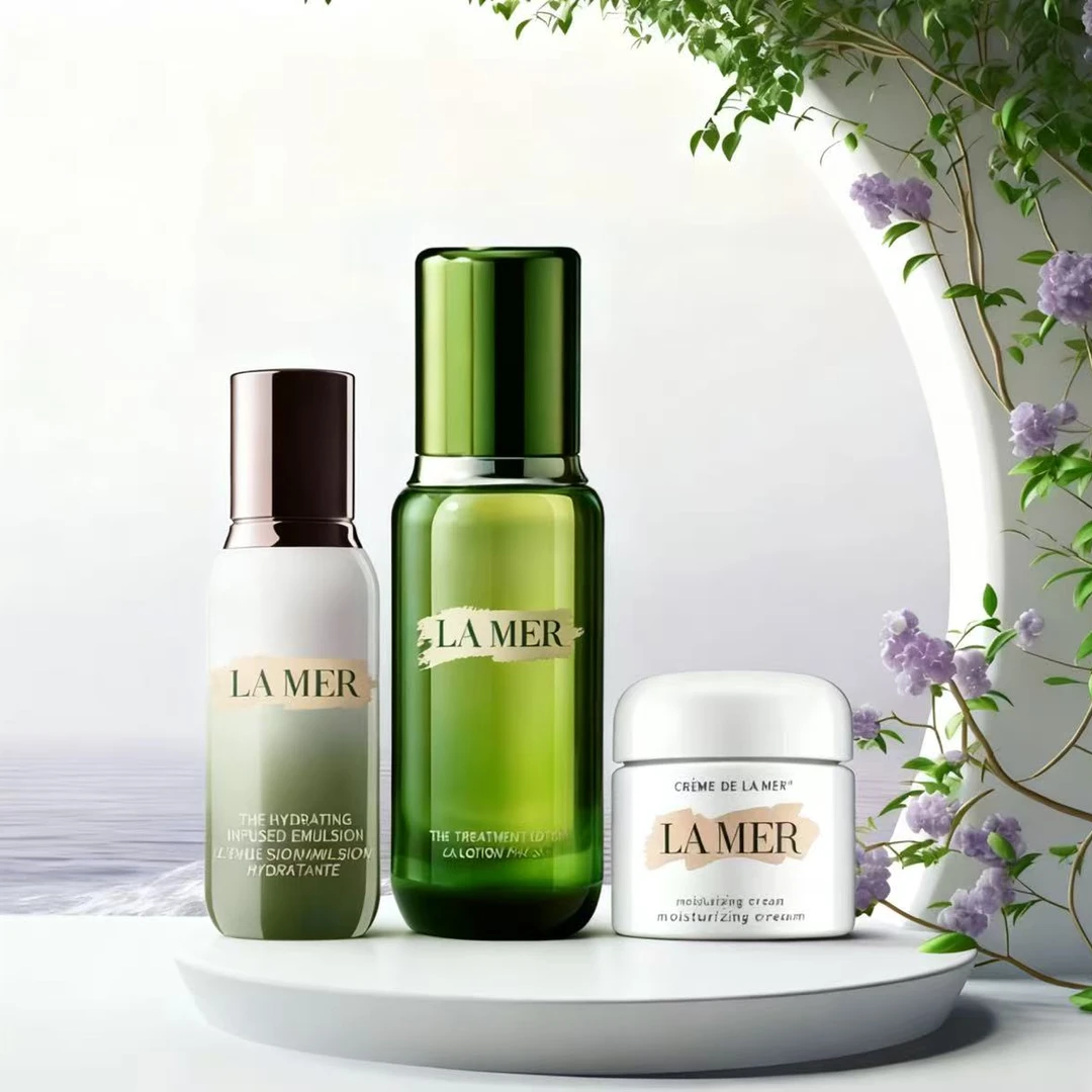 LA MER/海蓝之谜修护精粹水＋精萃乳＋经典面霜组合套装【礼袋包装】