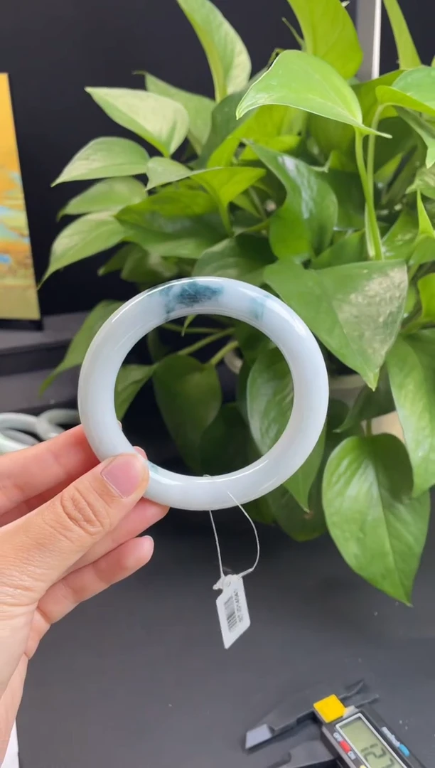 未镶嵌翡翠定制翡翠27#天然缅甸A货翡翠手镯59-60圈口