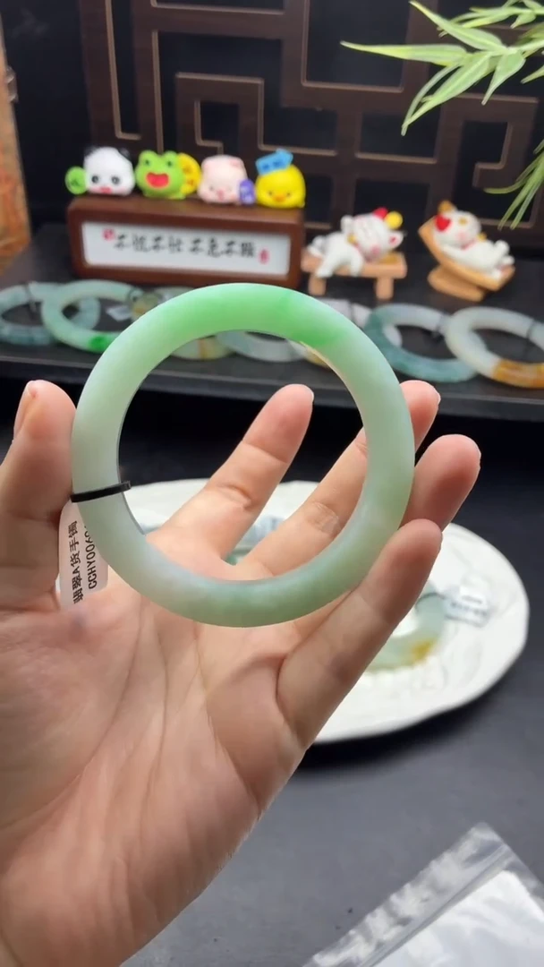 未镶嵌手镯定制翡翠54-60