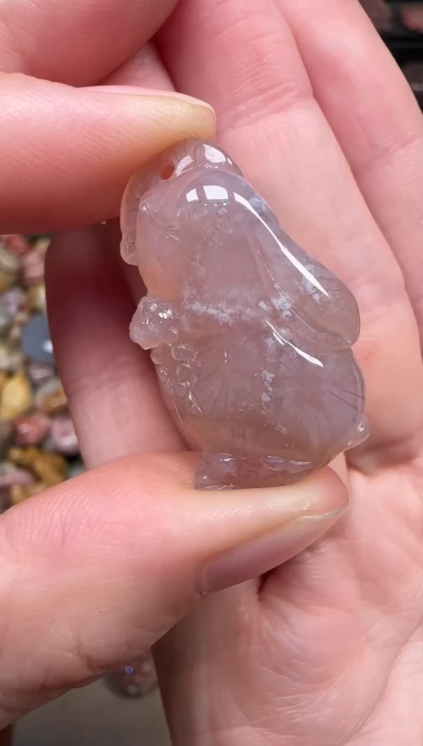 颈饰未镶嵌硅化珊瑚（珊瑚玉）386