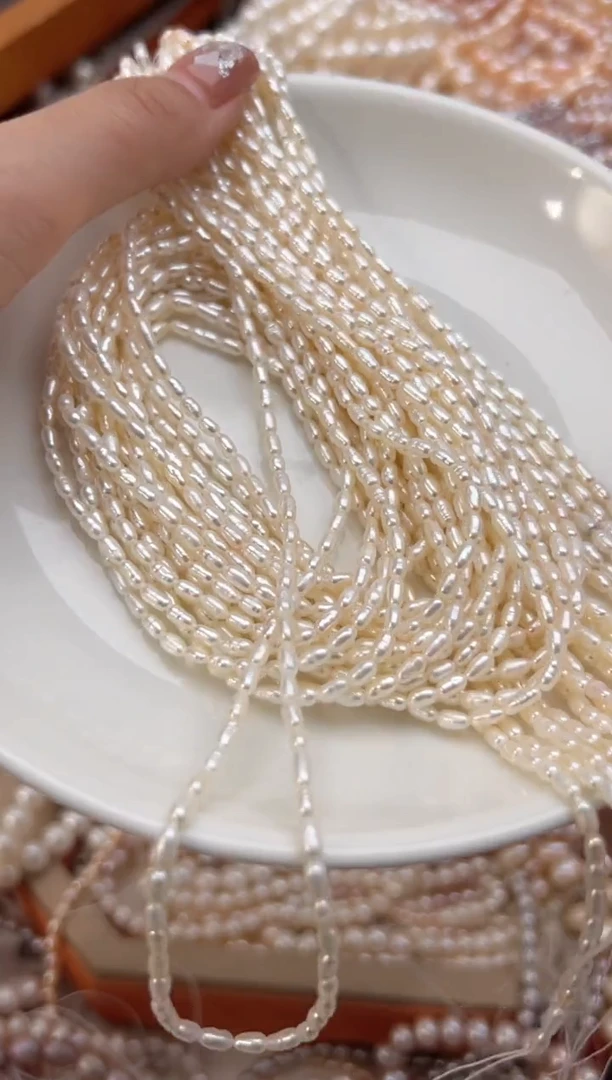 未镶嵌淡水珍珠福利强光*珍珠项链（无核2mm+）