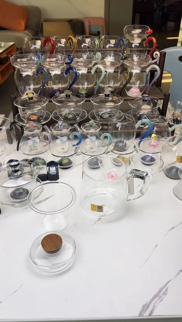 手工艺品玻璃禾器承隆杯