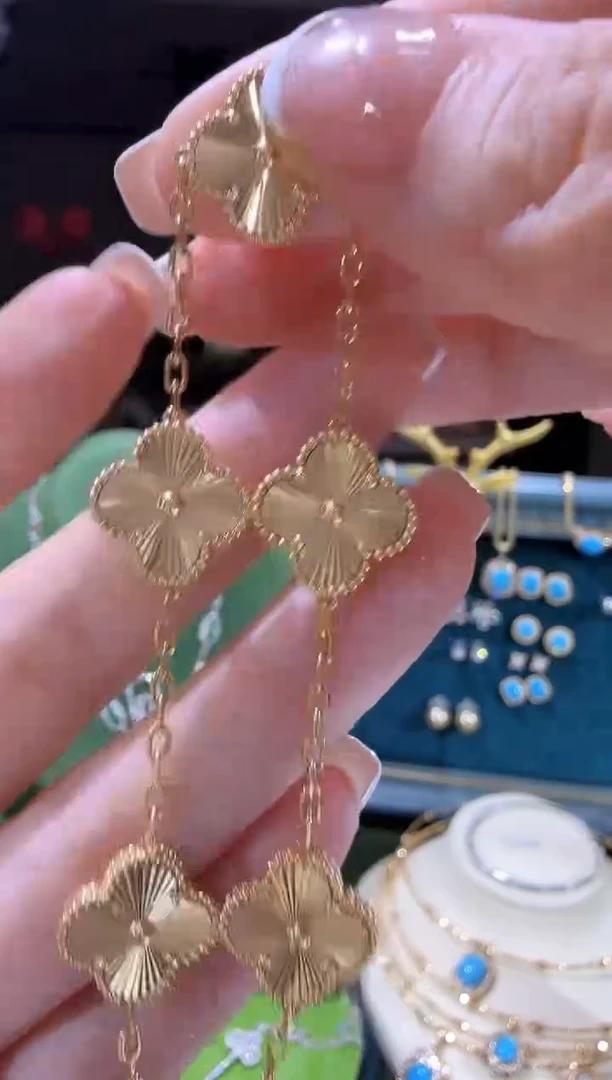 手链18K金素手链