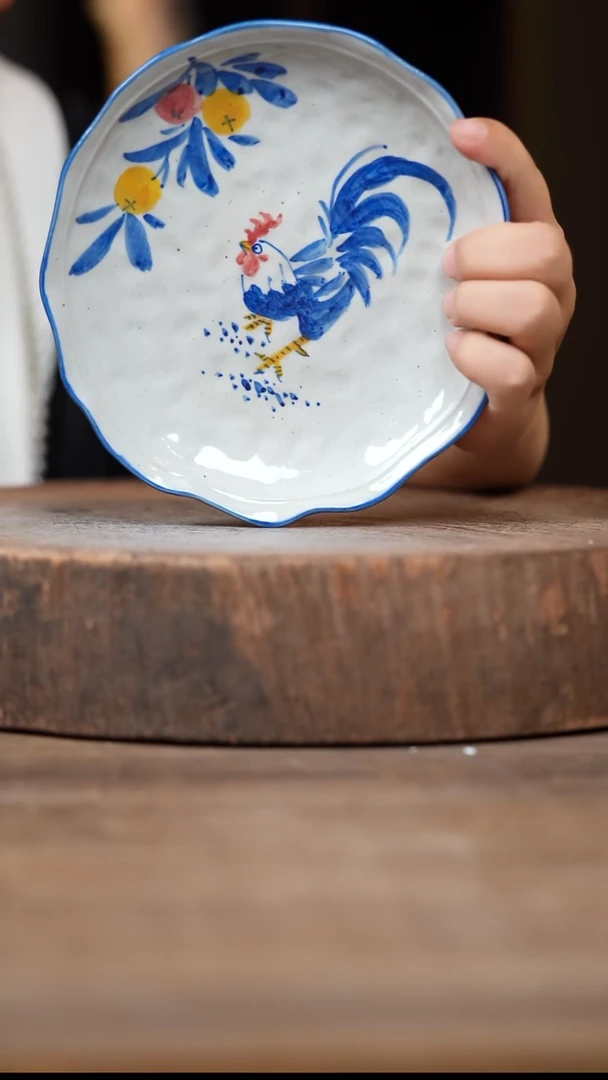 瓷片景德镇高温釉下彩（食品级）