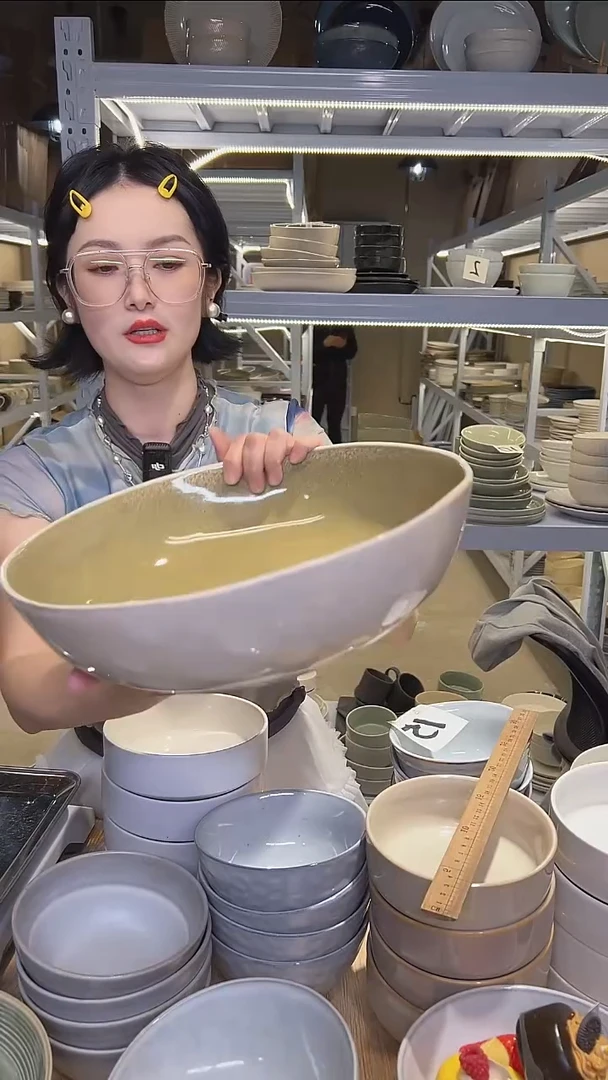 瓷137外贸尾货高温釉下彩陶瓷餐具默认微瑕