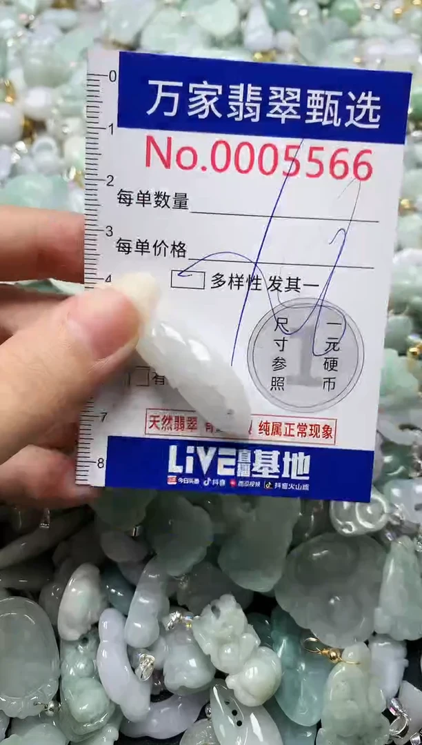 吊坠(不含链)未镶嵌翡翠5566