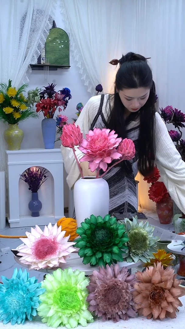 永生洋蓟裸粉3头【叶片有伤】8545