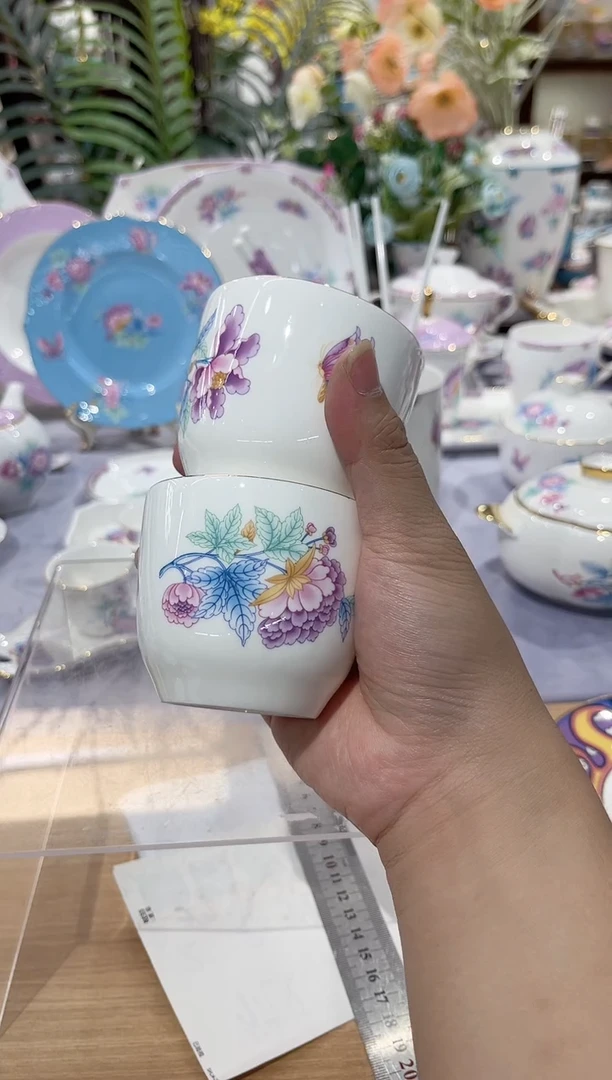 36%以上骨粉骨瓷茶杯2个