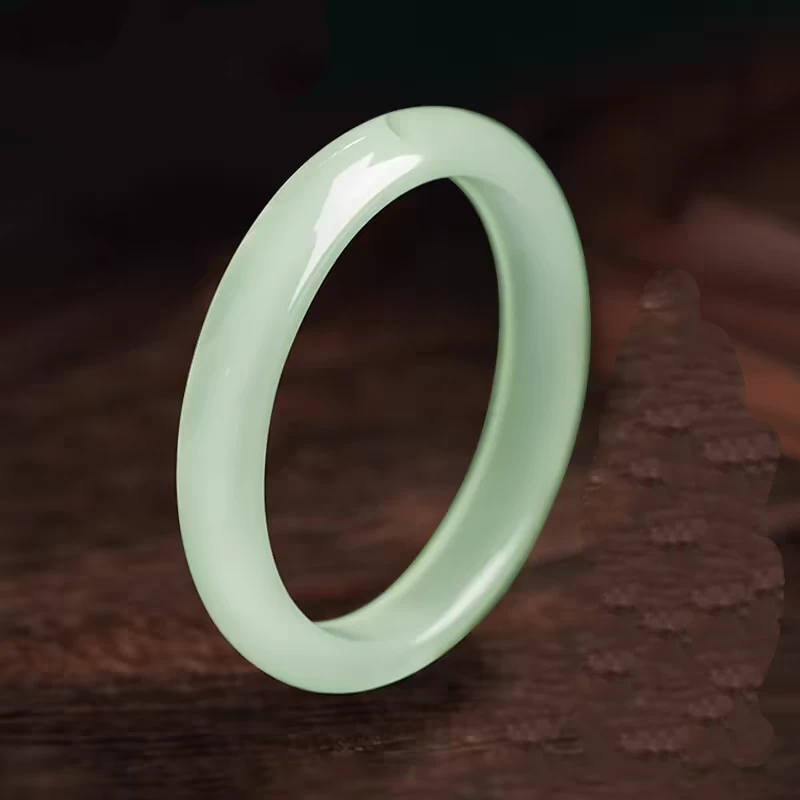 B140号-油青色正圈手镯