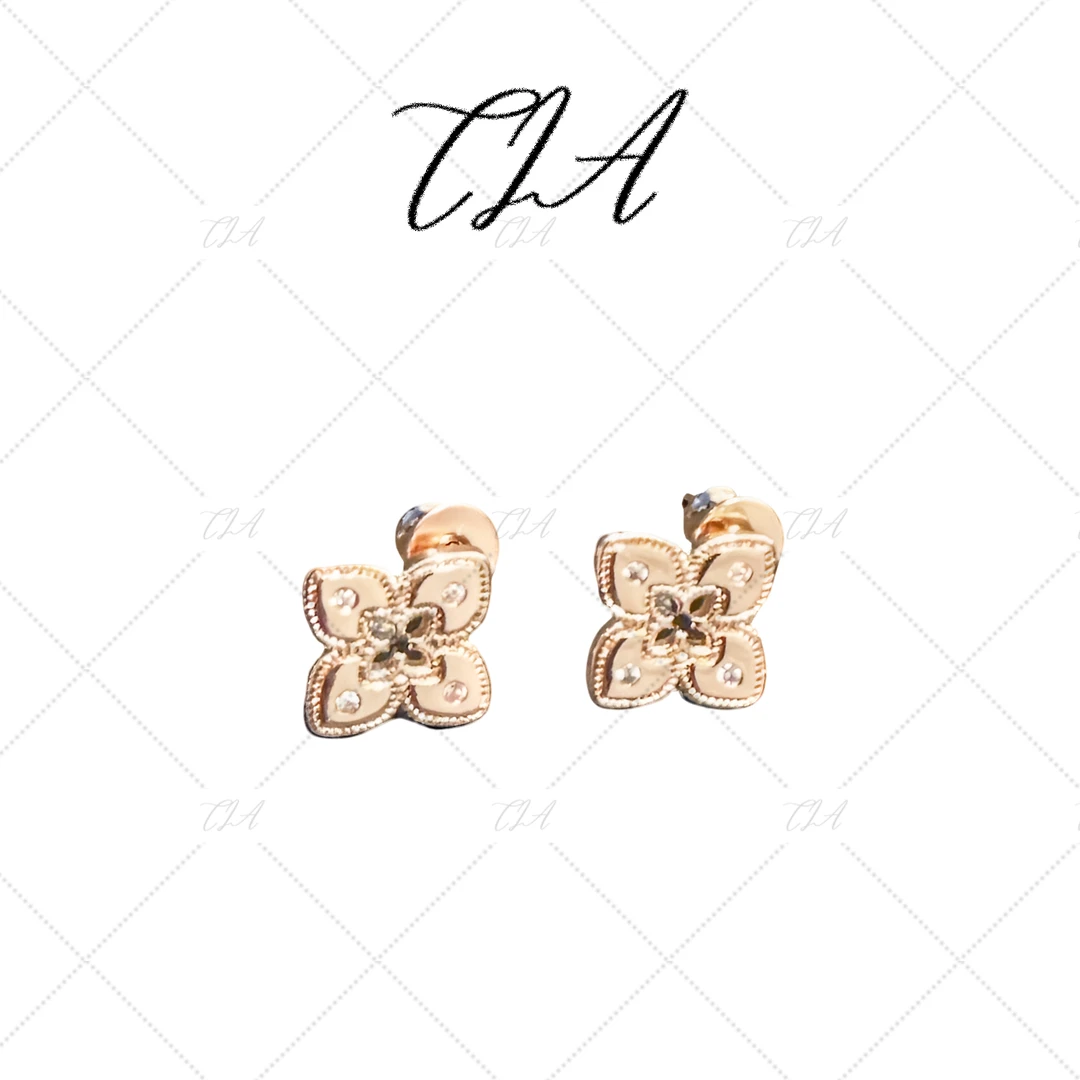 铜合金耳饰 TIA1030轻奢耳环简约耳钉高级气质