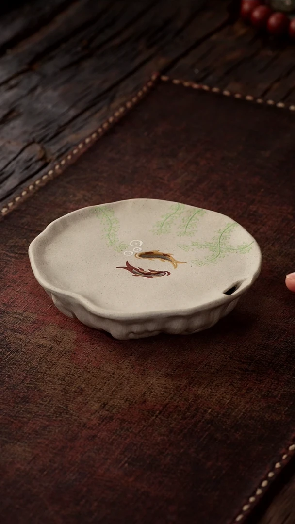 茶杯紫砂非遗茶器-双鱼壶承