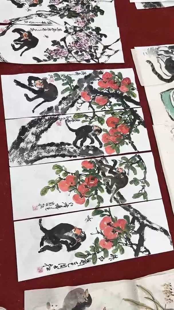 国画周大拙/国画/花鸟