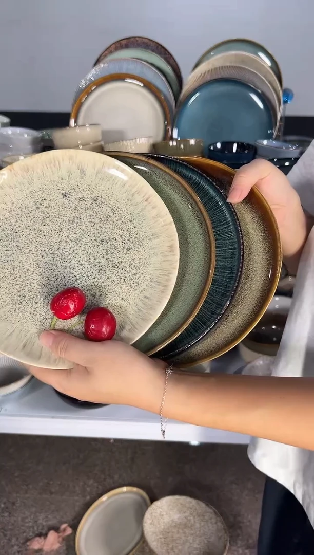 陶瓷外贸尾货瑕疵满20包邮X4  小盘