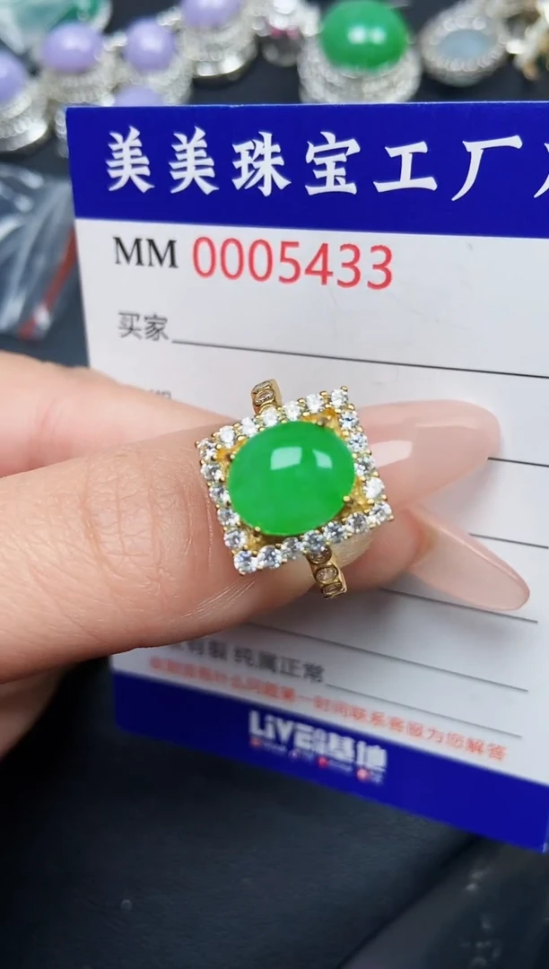 【闪购商品】翡翠颈饰银S925镶嵌5433