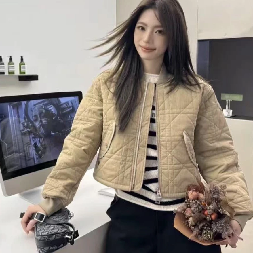未使用 DIOR/迪奥 纯色拉链休闲飞行员夹克外套