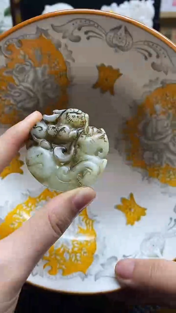 【闪购商品】瓷片瓷片 瓷器 摆件1个