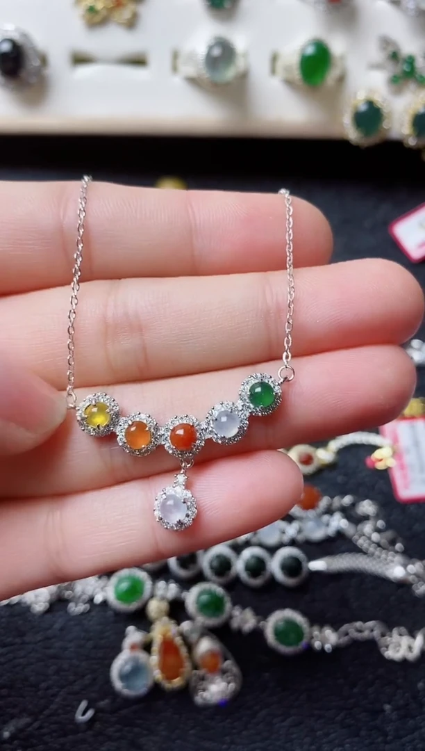 【闪购商品】翡翠戒指银S925镶嵌11111