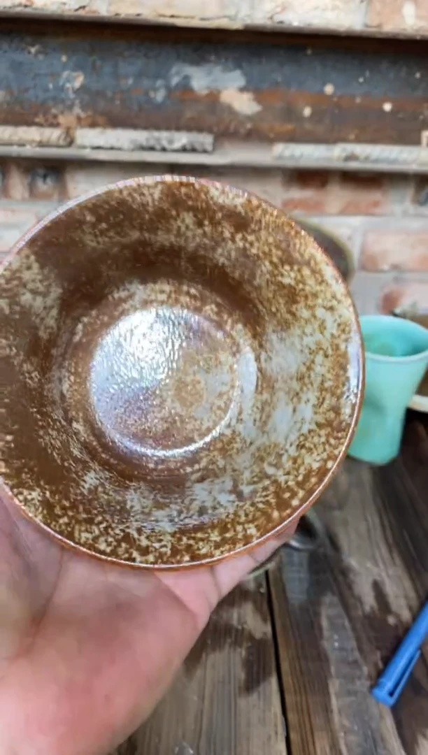 【闪购商品】浪鬼柴烧釉绘柴烧碗