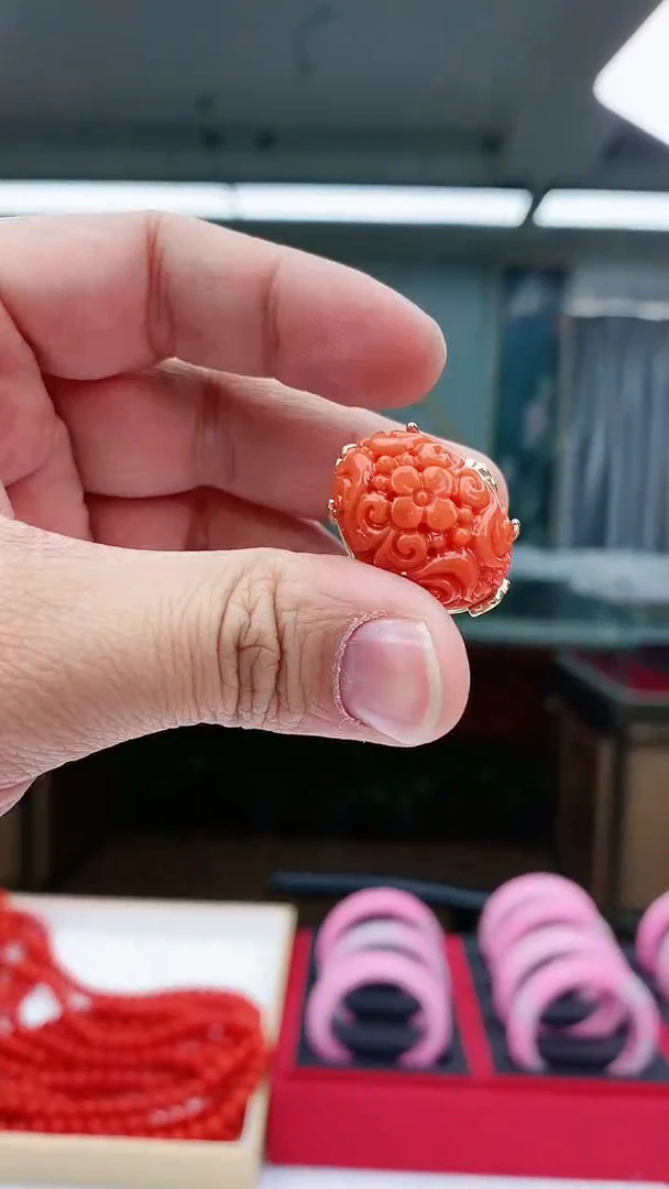 【闪购商品】翡翠戒指14K金镶嵌J29戒指