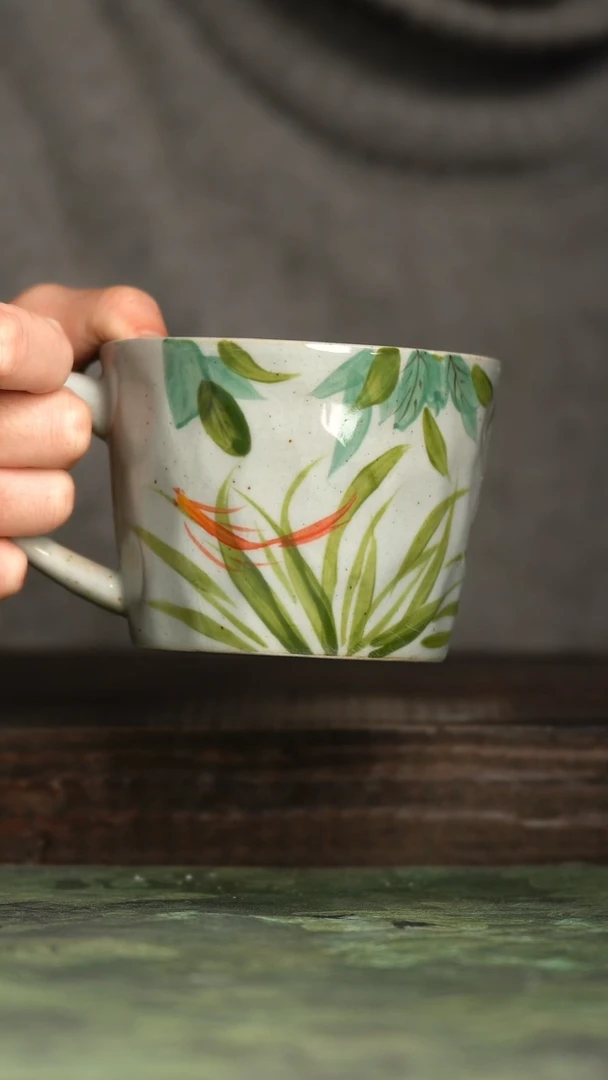 【闪购商品】杯青诗手工手绘瓷器