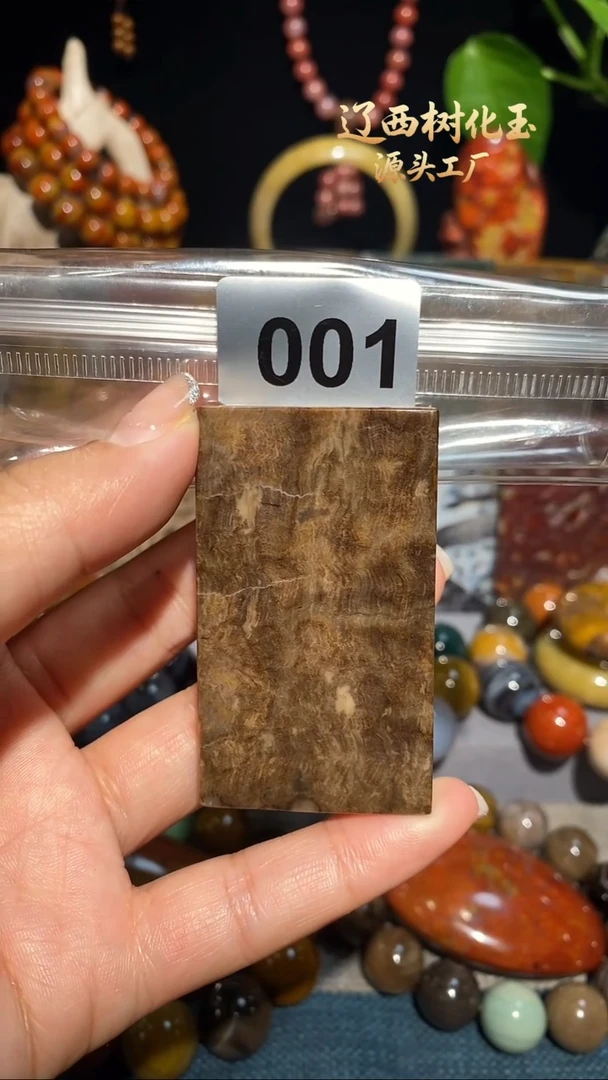 未镶嵌-硅化玉天然北票硅化玉吊坠