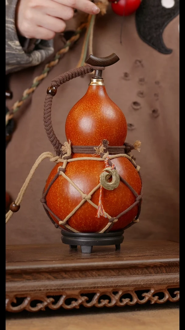 22号精品天然大漆酒葫芦一物一拍~