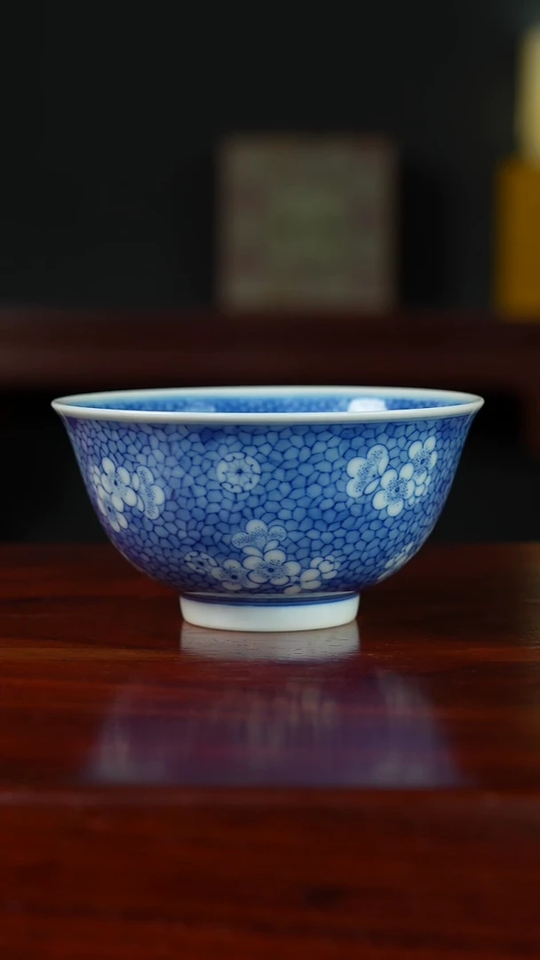 祖传窑真柴窑传承400年冰梅单杯