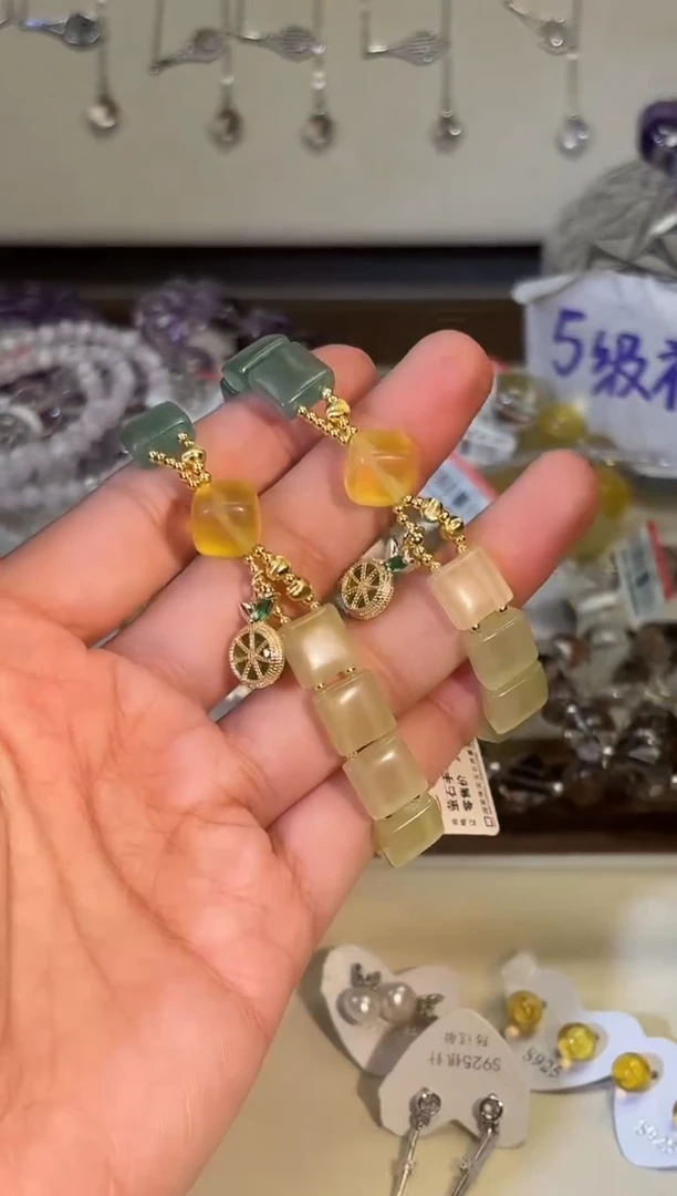 未镶嵌手串萤石g666多样性发货一件