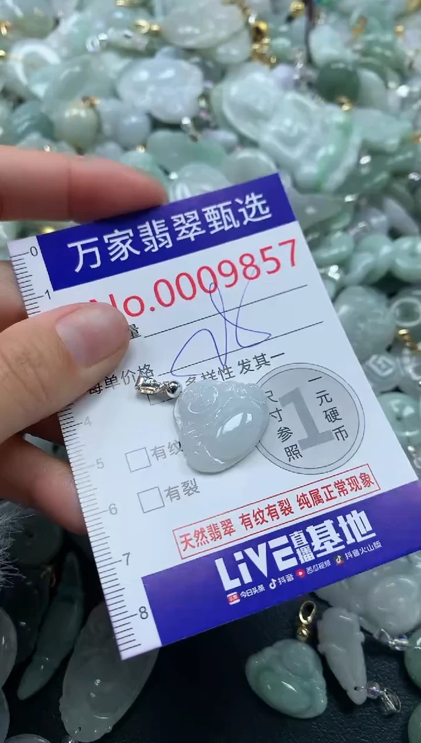 吊坠(不含链)未镶嵌翡翠9857