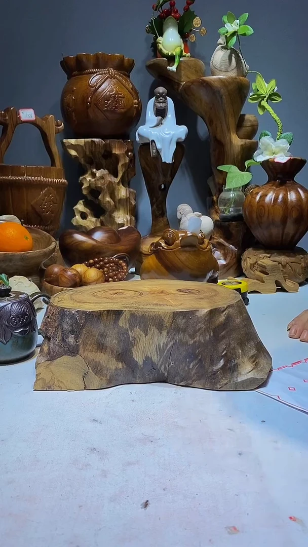 香樟木A5原木原皮墩墩/尺寸20*16*8