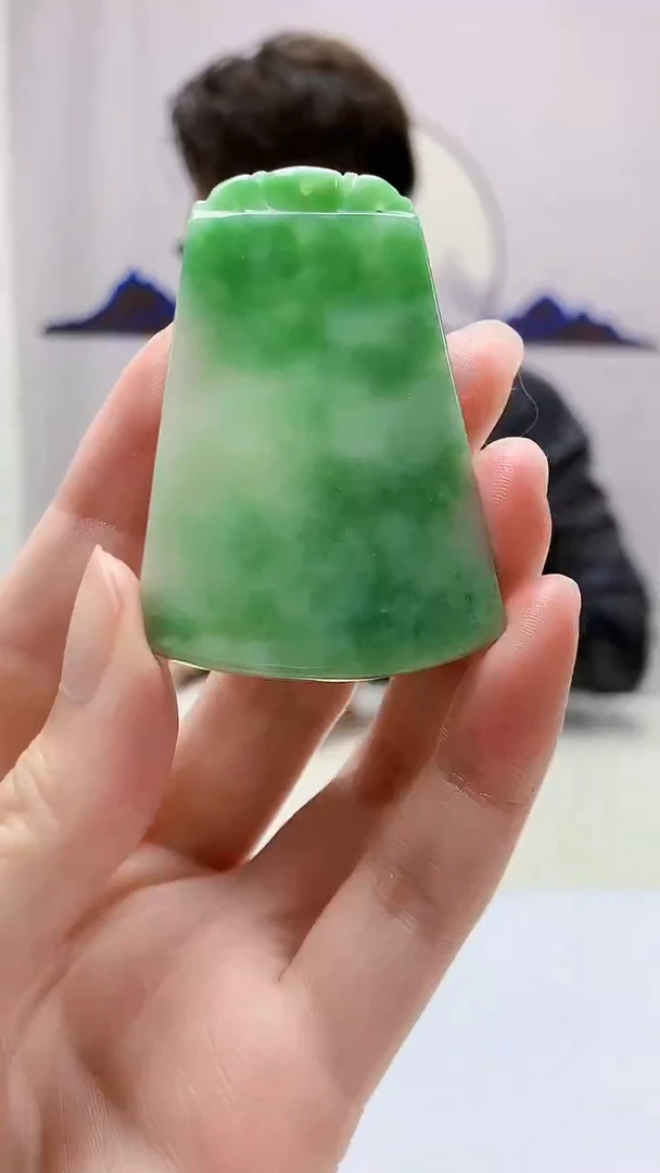 定制翡翠未镶嵌5159zm-毛货挂件无事牌25