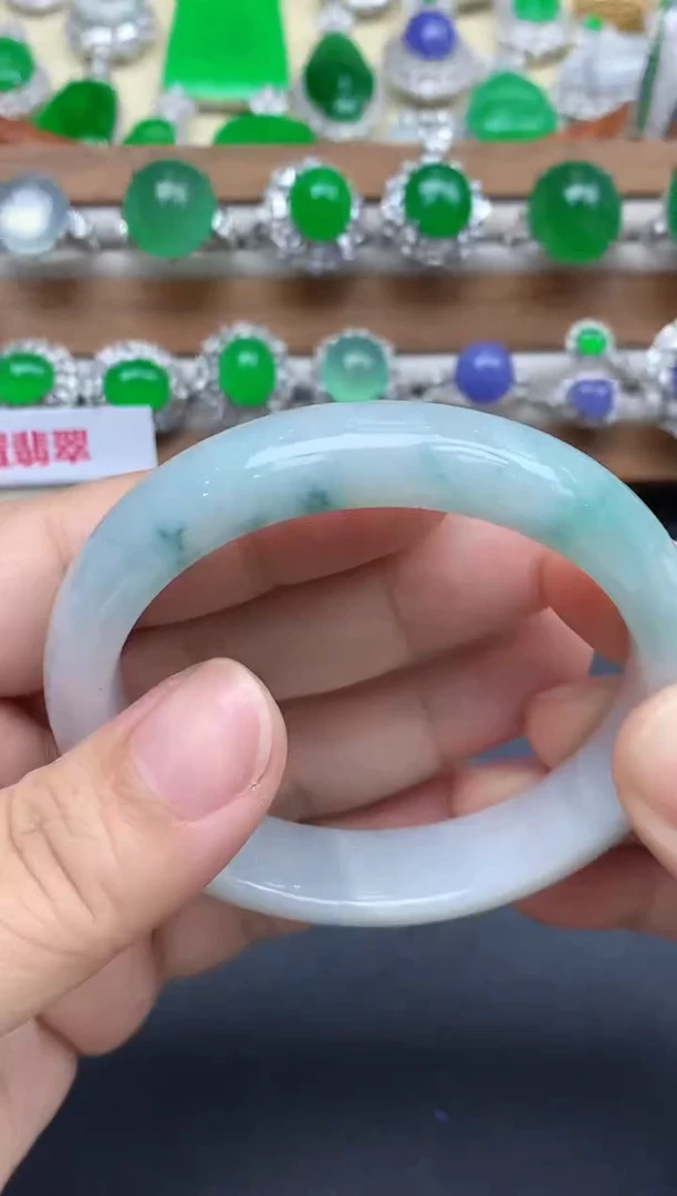 未镶嵌手镯翡翠130-中国好珍宝