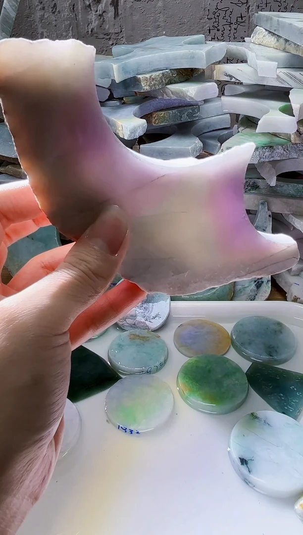 裸石翡翠天然翡翠A货玉 南 543