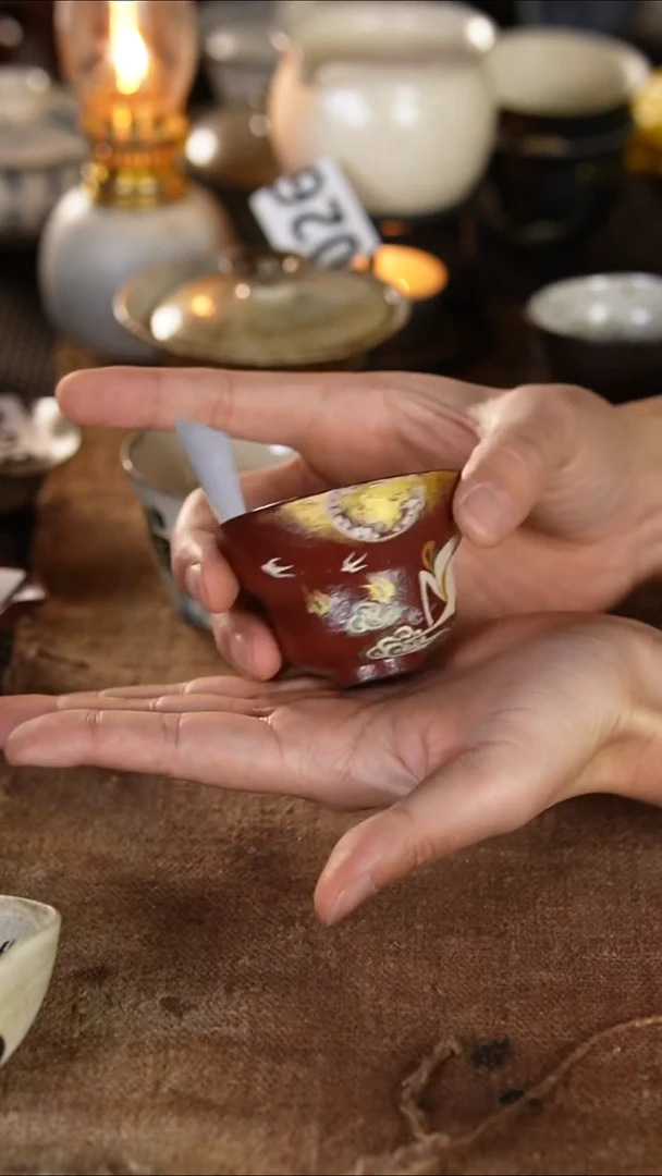 弓*张030景德镇{立梦陶}手作手绘