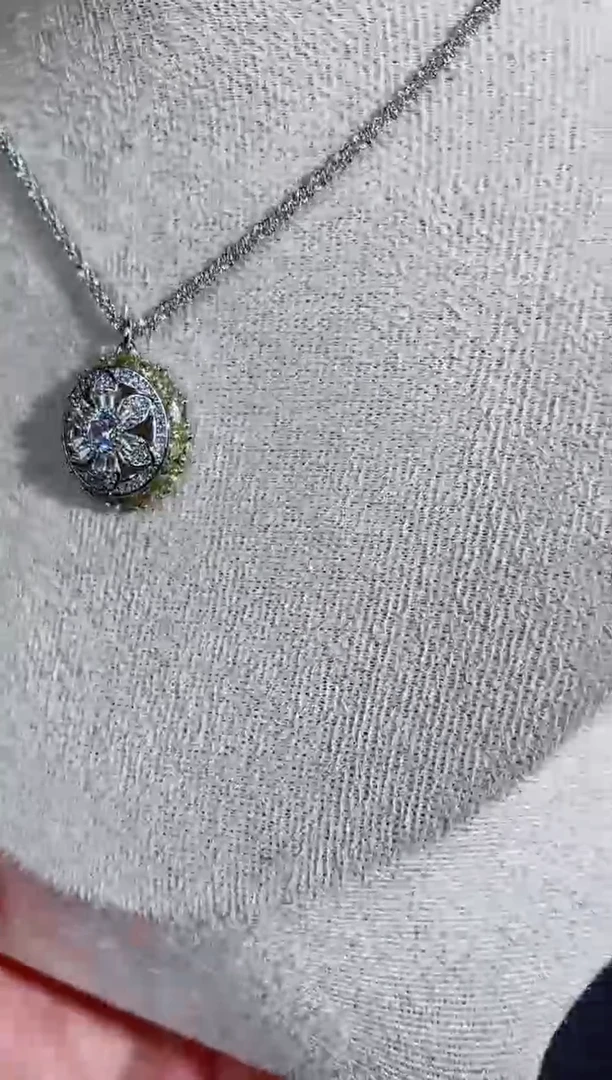 铜合金无925银项链7305