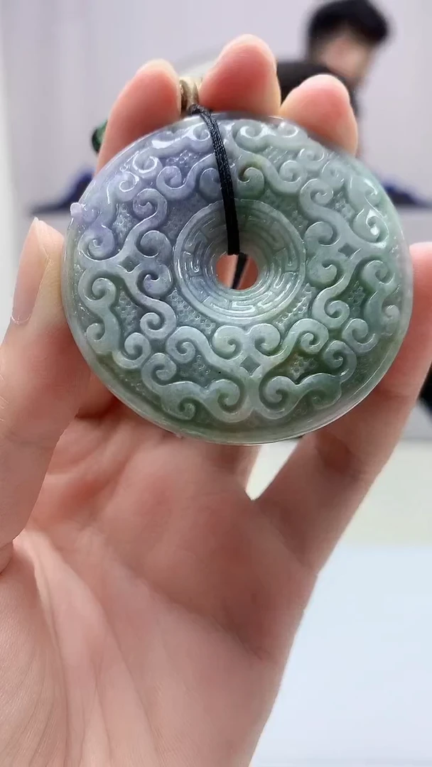 翡翠未镶嵌颈饰4917zm-JJ挂件1