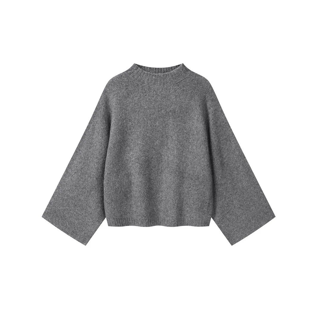 羊城故事-韩系慵懒松弛感针织毛衣女高级感保暖上衣6309