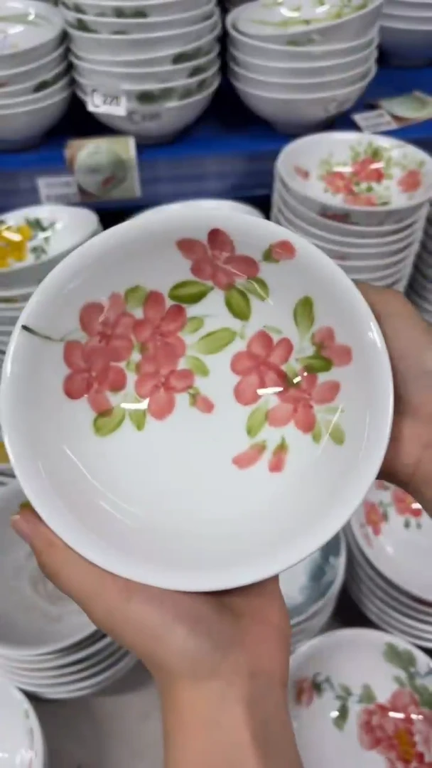 瓷片景德镇手绘釉中彩（食品级）壮壮碗