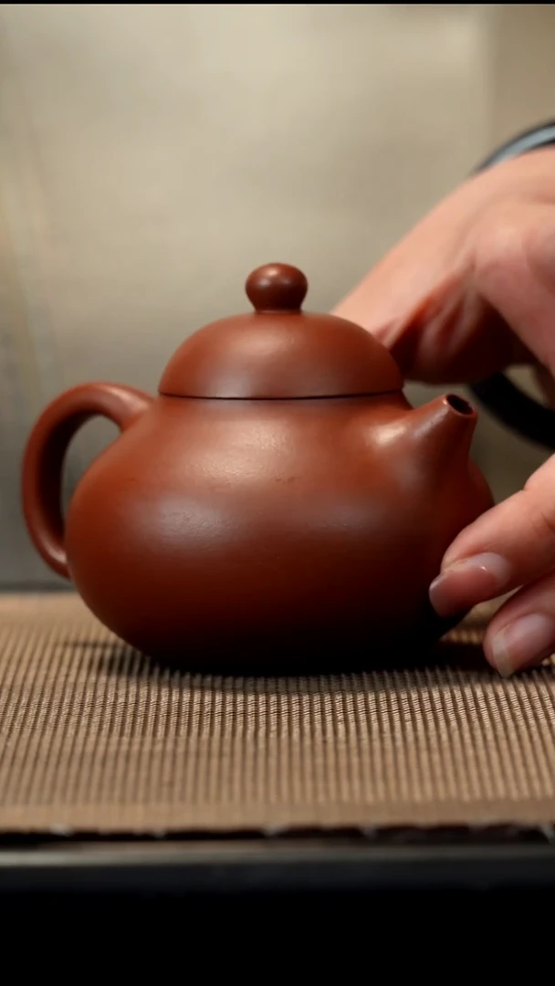 紫砂茶盏红皮龙文旦170CC微瑕