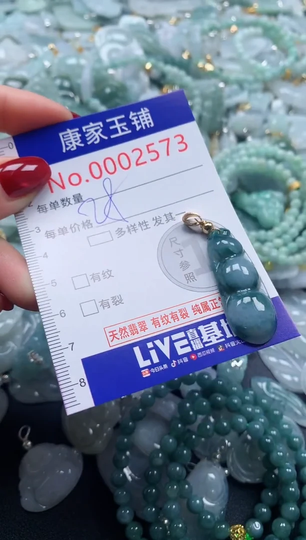 颈饰未镶嵌翡翠2573